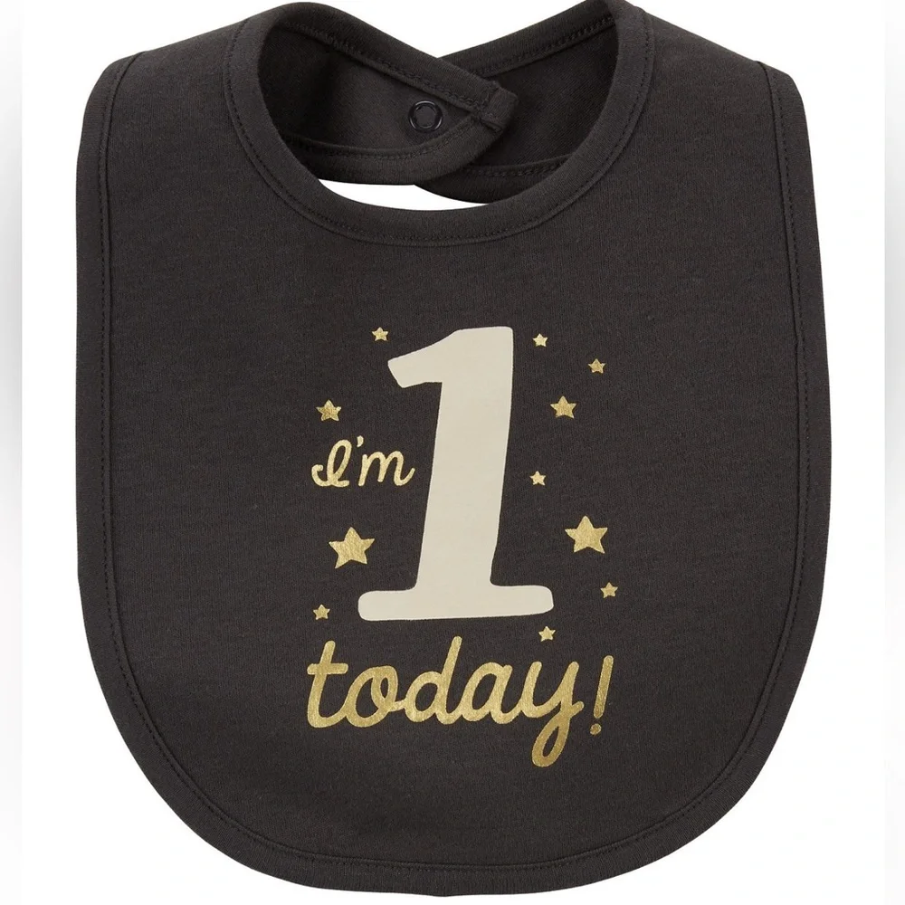 Carter's Baby Boys 1st Birthday Teething Bib